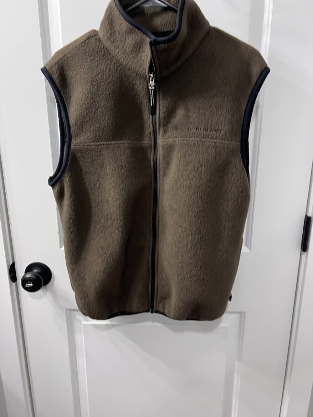 Timberland Brown Sleeveless Fleece Vest - Full Zip